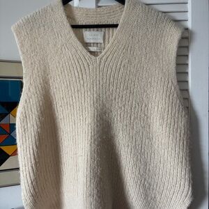 Lauren Manoogian Oversized Alpaca Vest Sweater 1